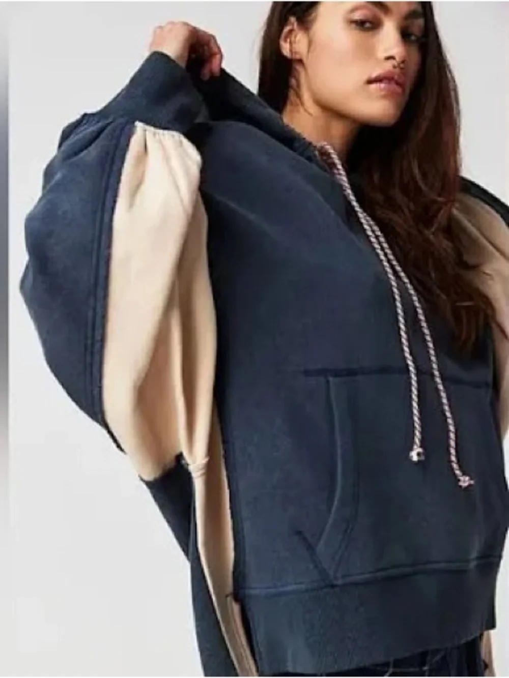 New Free People Jimi Oversized Hoodie Sweatshirt | Large